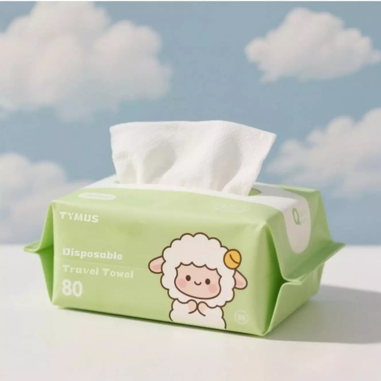 Potovalna brisača za enkratno uporabo